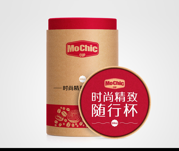 摩西随行杯，水杯包装设计